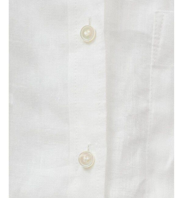 SALON adam et rope'「【WEB限定】ヨーロピアンフラックスリネンオーバーシャツ」|シャツ・ブラウス|