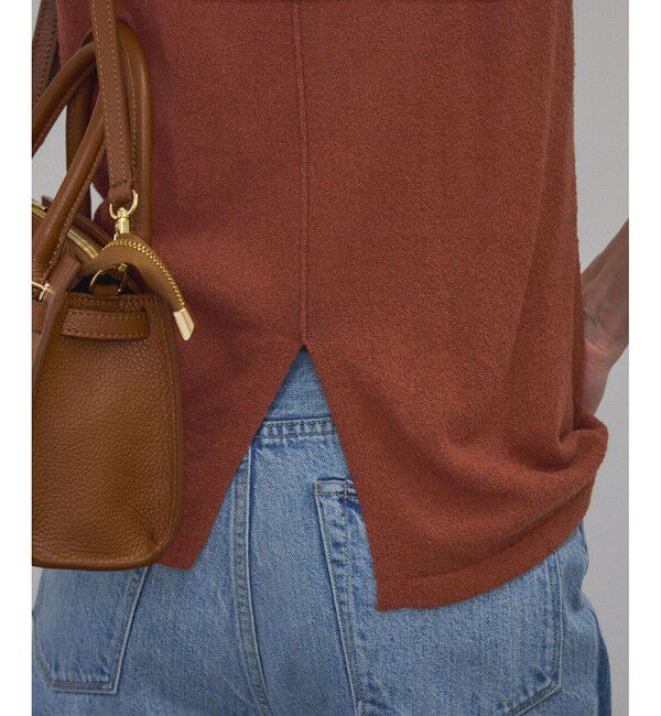 SALON adam et rope'「【WEB限定】ループヤーンノースリーブニットプルオーバー」|タンクトップ|