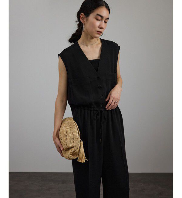 SALON adam et rope'「バックサテンオールインワン［セットアップ対応］」|オールインワン|