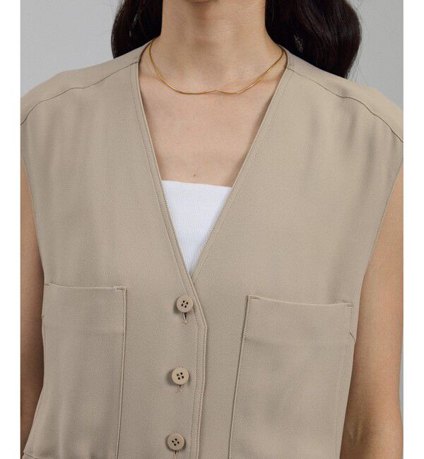 SALON adam et rope'「バックサテンオールインワン［セットアップ対応］」|オールインワン|