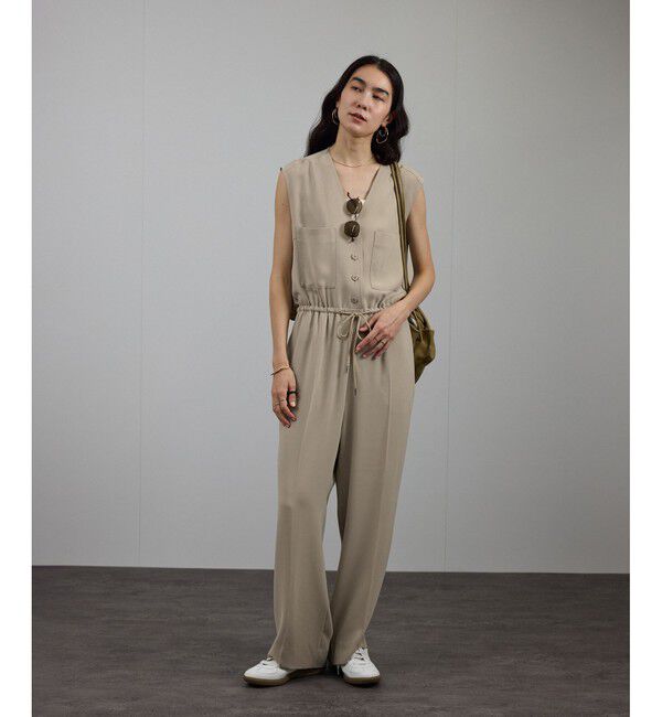 SALON adam et rope'「バックサテンオールインワン［セットアップ対応］」|オールインワン|