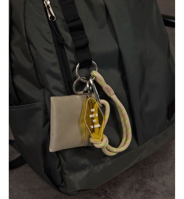 SALON adam et rope'「パラコードマルチチャーム［スクエアポーチ］」|チャーム・キーホルダー|ベージュ(27)