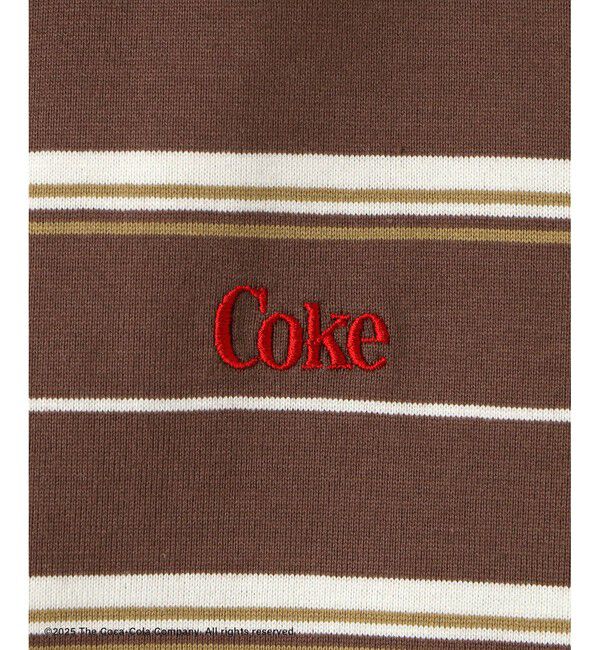 SALON adam et rope'「Coca-Cola マルチボーダーワンピース」|ワンピース|