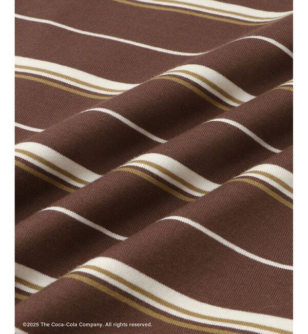 SALON adam et rope'「Coca-Cola マルチボーダーワンピース」|ワンピース|