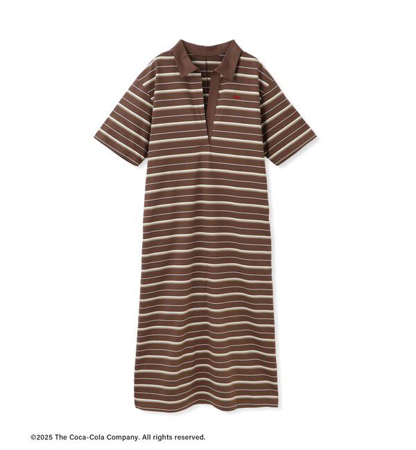 SALON adam et rope'「Coca-Cola マルチボーダーワンピース」|ワンピース|