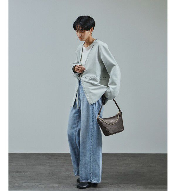 SALON adam et rope'「【AULENTTI（オーレンティ）】チェーン付きバッグ」|ハンドバッグ|