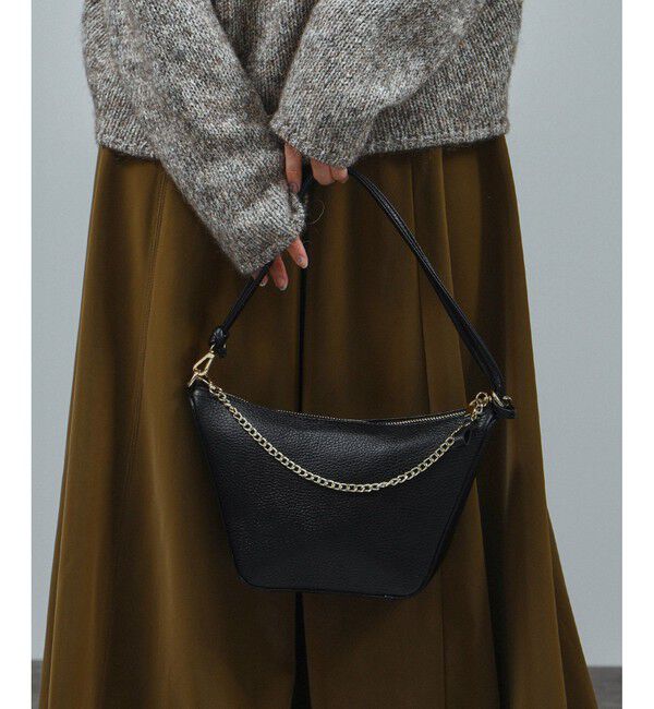 SALON adam et rope'「【AULENTTI（オーレンティ）】チェーン付きバッグ」|ハンドバッグ|