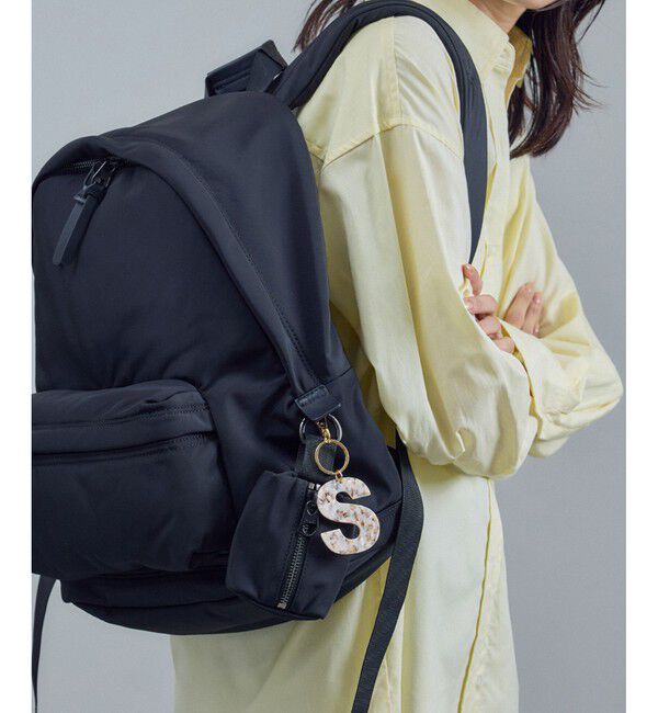 SALON adam et rope'「アルファベットマーブルプレートチャーム」|チャーム・キーホルダー|