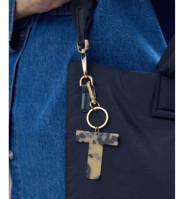 SALON adam et rope'「アルファベットマーブルプレートチャーム」|チャーム・キーホルダー|