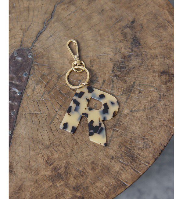 SALON adam et rope'「アルファベットマーブルプレートチャーム」|チャーム・キーホルダー|