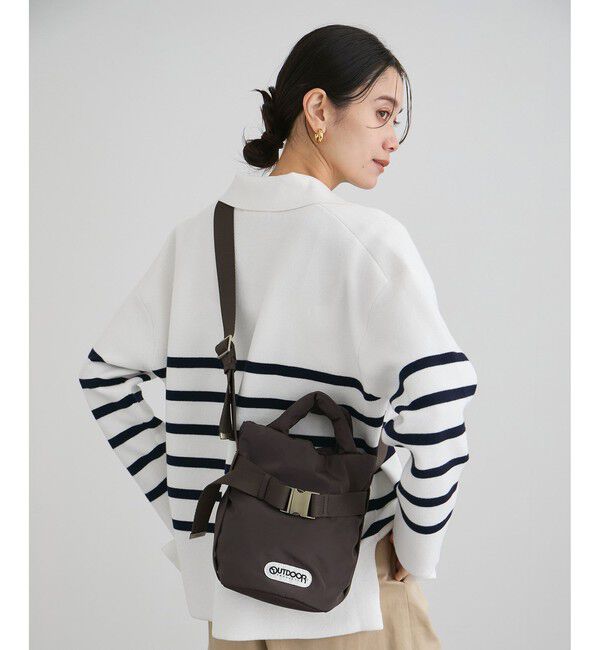 SALON adam et rope'「【OUTDOOR PRODUCTS for SALON】2way ベルトトートバッグSS」|トートバッグ|ブラウン(20)