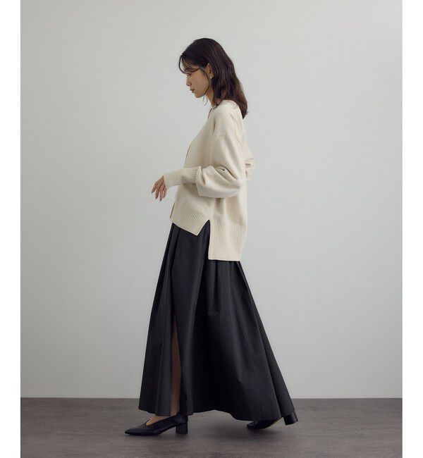 SALON adam et rope'「【WEB限定】スリットフレアスカート」|スカート|