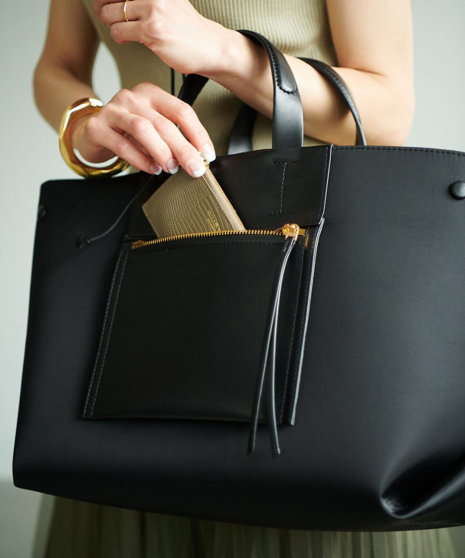 ROPE「【E&rsquo;POR】【A4対応】【撥水/雨の日】D BAG Large」|ハンドバッグ|