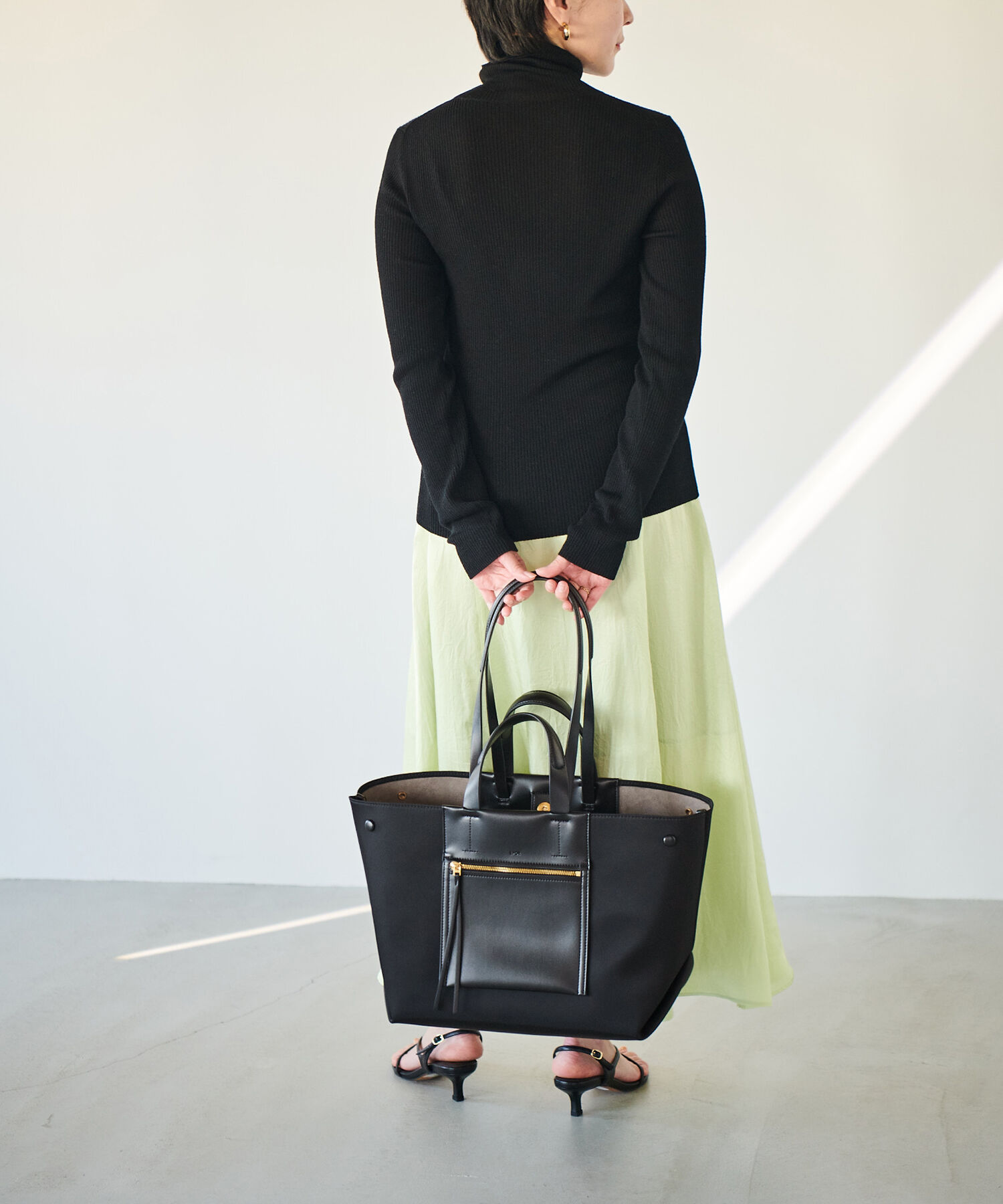 ROPE「【E&rsquo;POR】【A4対応】【撥水/雨の日】D BAG Large」|ハンドバッグ|