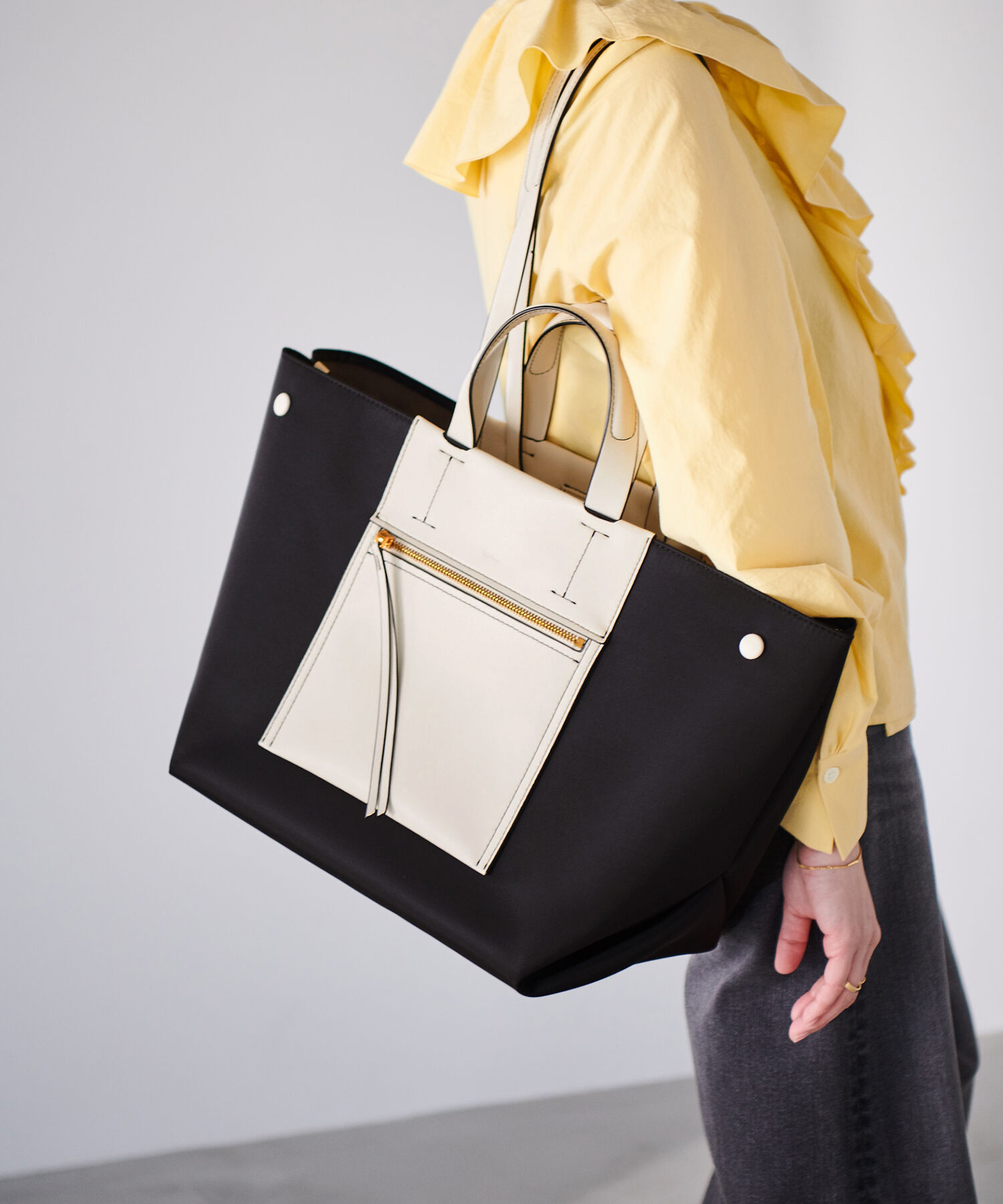 ROPE「【E&rsquo;POR】【A4対応】【撥水/雨の日】D BAG Large」|ハンドバッグ|