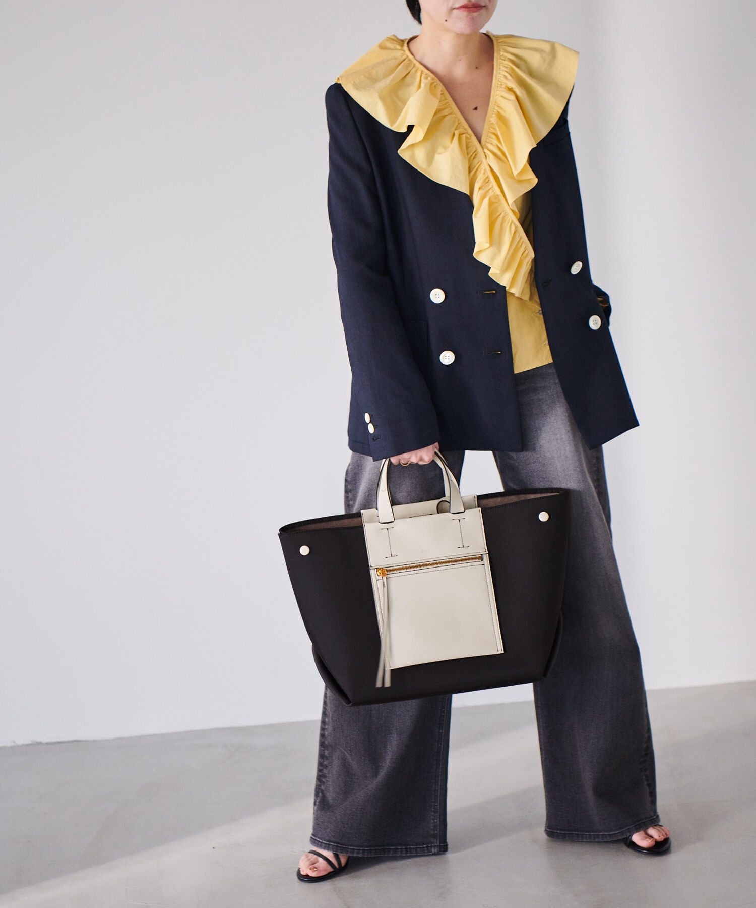 ROPE「【E&rsquo;POR】【A4対応】【撥水/雨の日】D BAG Large」|ハンドバッグ|