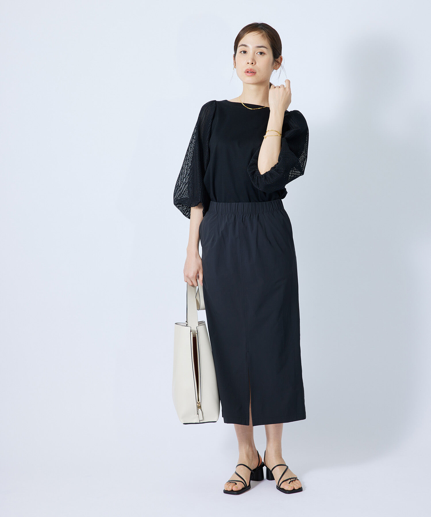 ROPE「完全別注【Mizuno】撥水ドロストタイトスカート for ROPE'」|スカート|