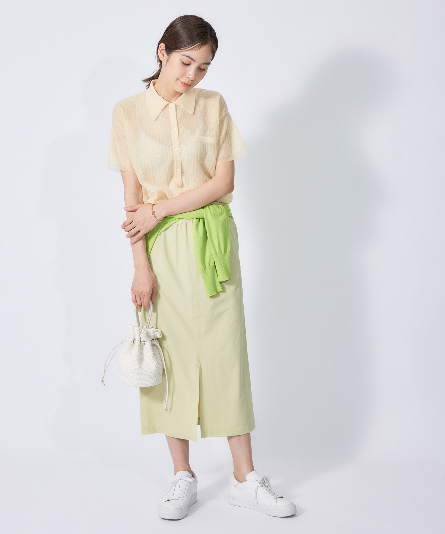 ROPE「完全別注【Mizuno】撥水ドロストタイトスカート for ROPE'」|スカート|