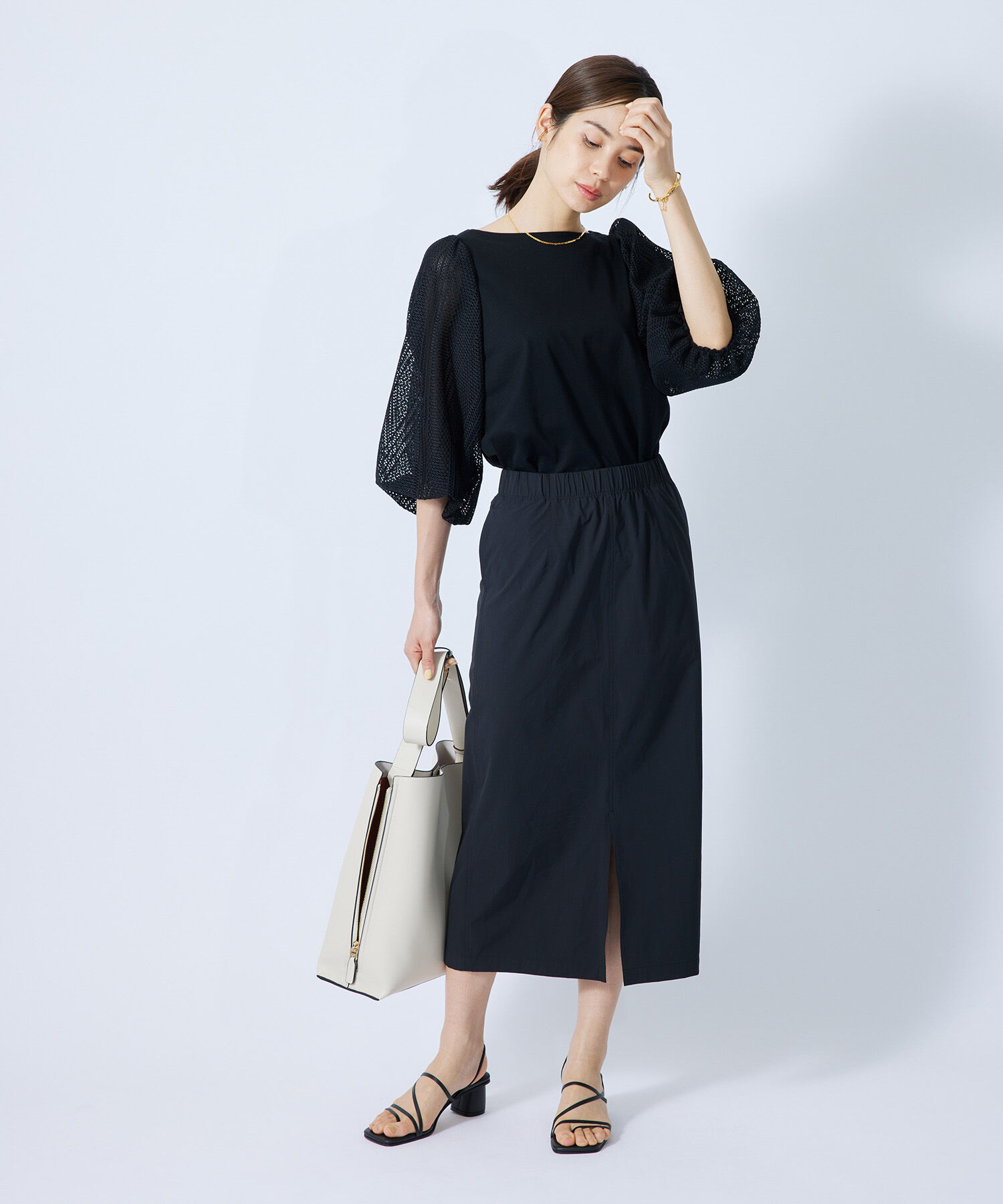 ROPE「完全別注【Mizuno】撥水ドロストタイトスカート for ROPE'」|スカート|