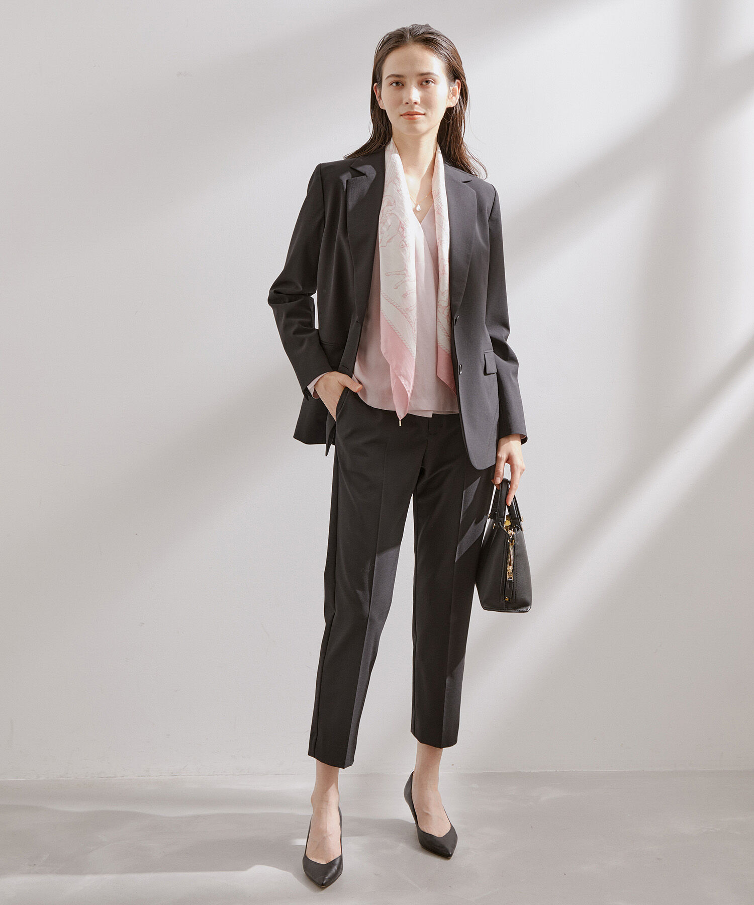 ROPE「ストレッチサイドアジャスターテーパードパンツ/セットアップ対応」|その他|