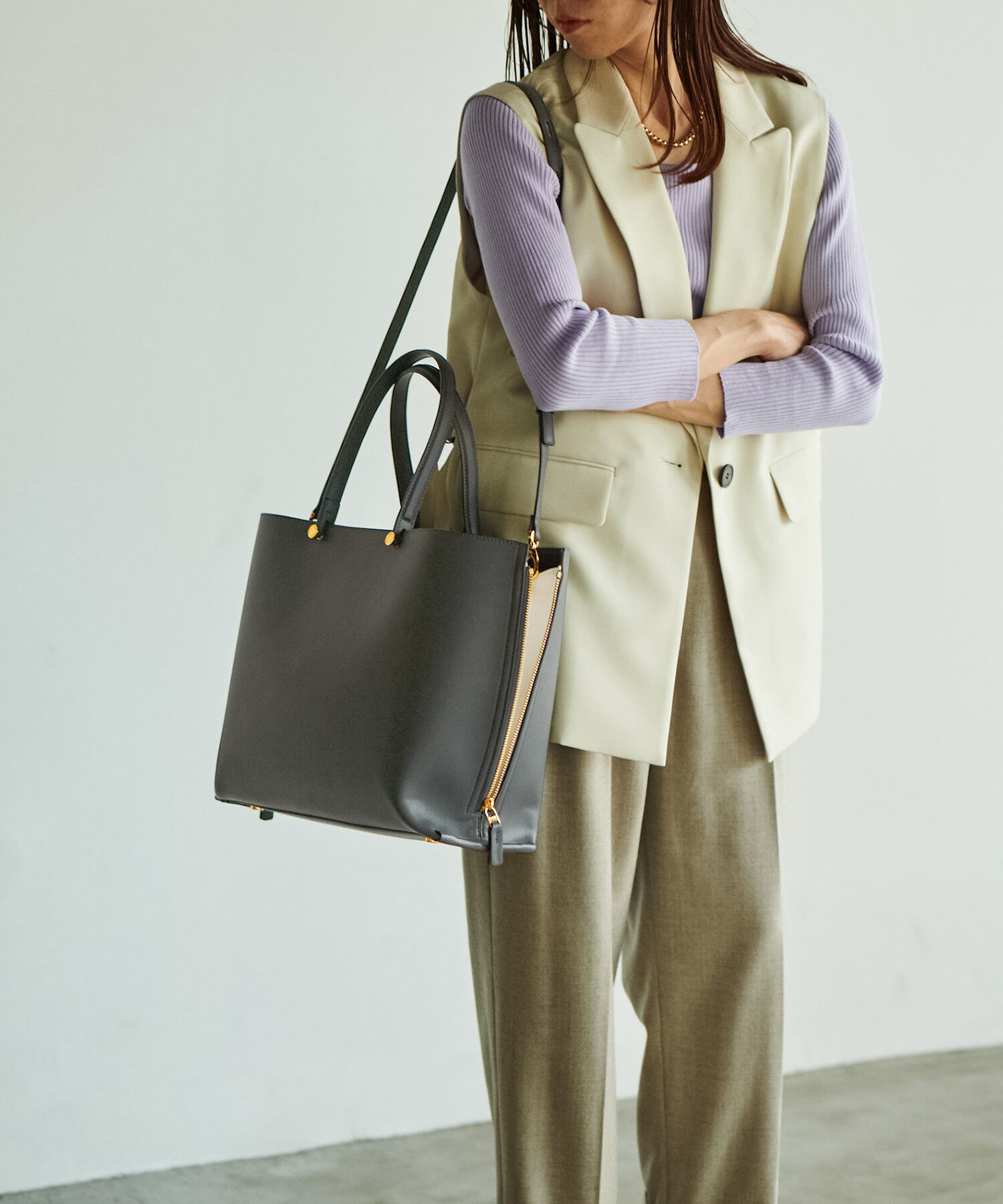 ROPE「【E'POR】【A4対応】【新色追加】 Y BAG Wide」|トートバッグ|