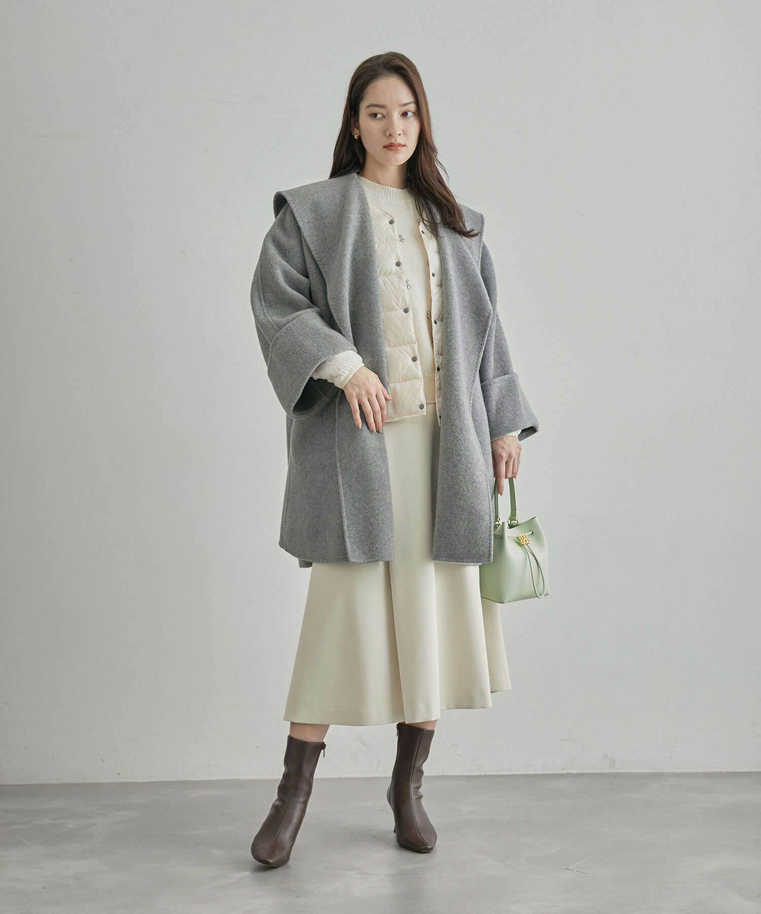 ROPE「【高評価】【TAION】別注Ｖネックショートダウンブルゾン」|ダウン|