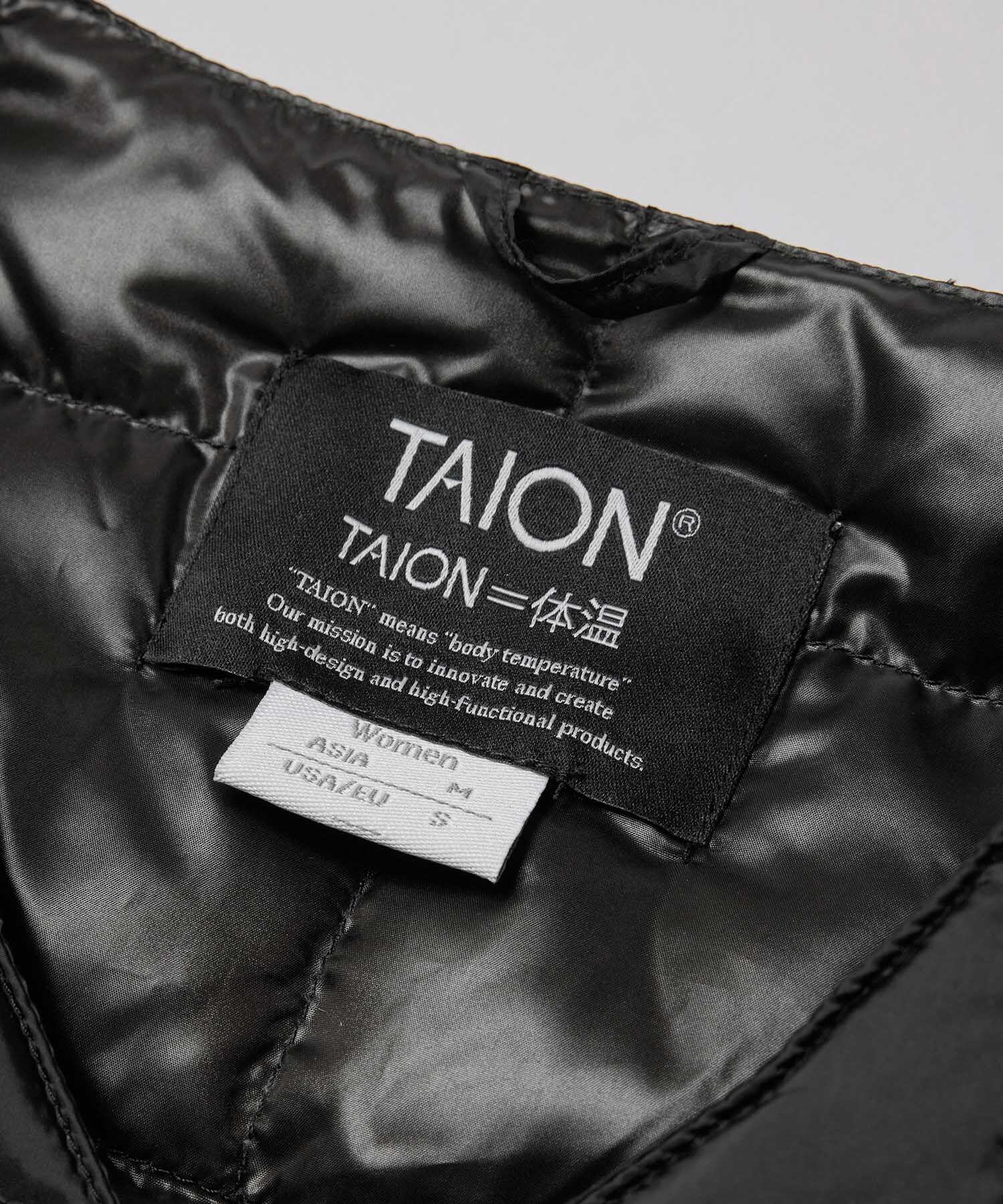 ROPE「【高評価】【TAION】別注Ｖネックショートダウンブルゾン」|ダウン|