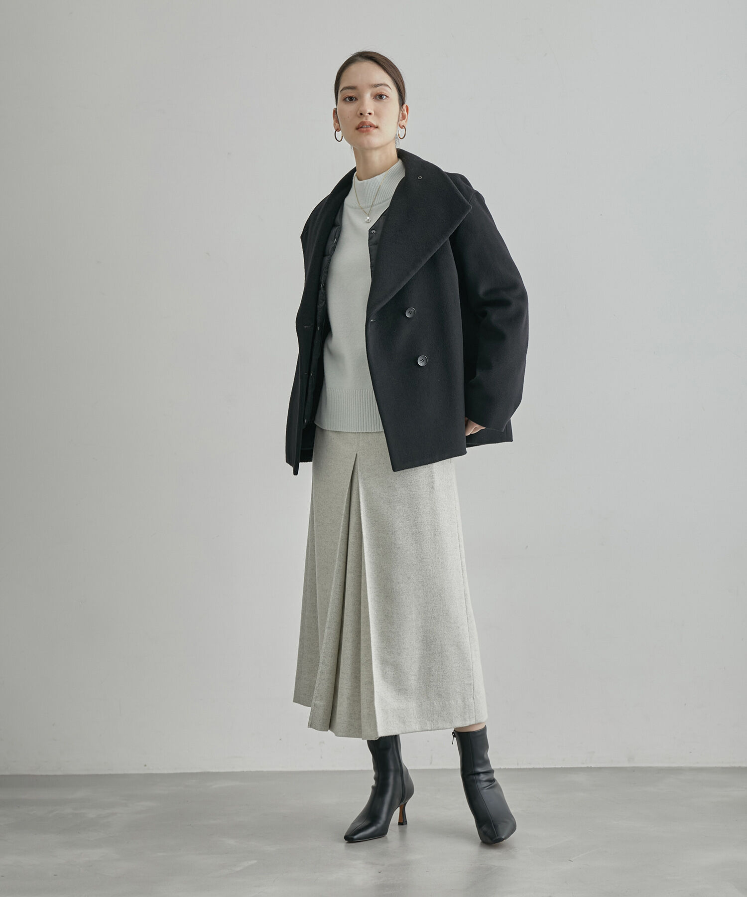 ROPE「【高評価】【TAION】別注Ｖネックショートダウンブルゾン」|ダウン|