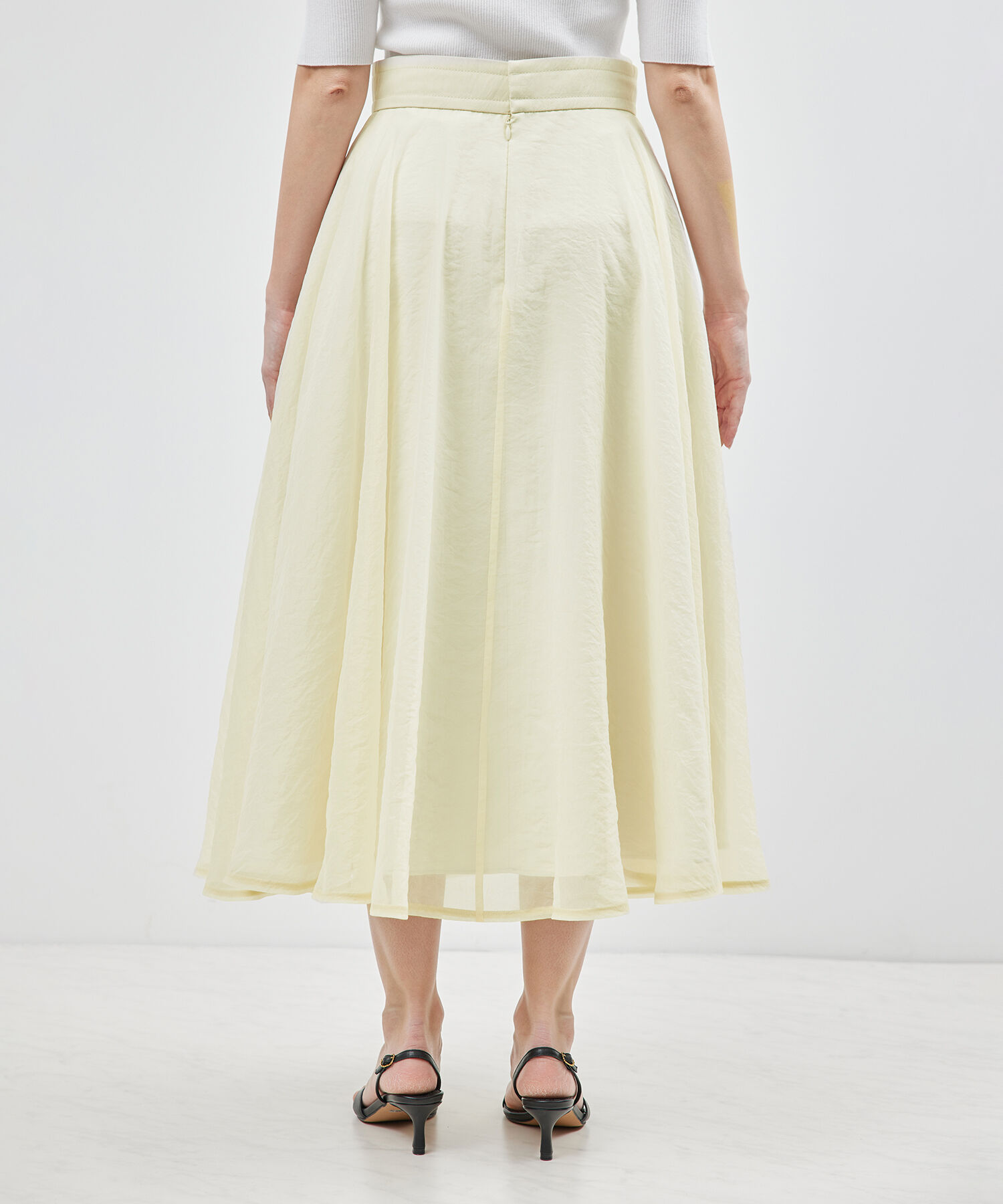 ROPE「シアーサーキュラーフレアスカート」|スカート|