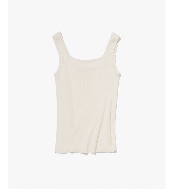 ROPE「【スキンニット】シルク100％タンクトップ/洗える」|タンクトップ|オフホワイト(15)
