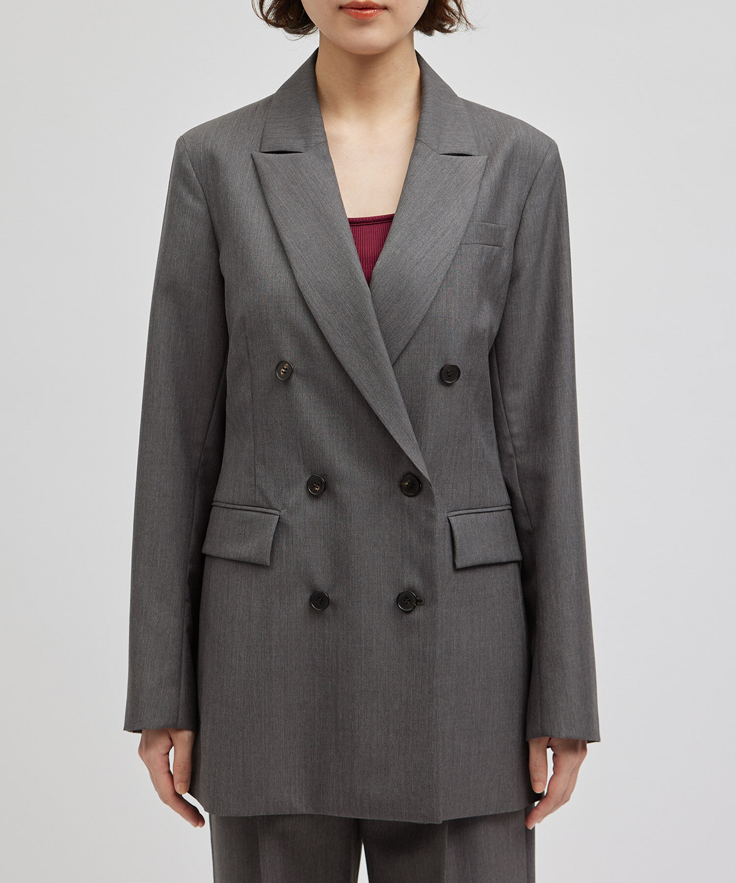 ROPE「ウールモヘヤDOUBLE JACKET/セットアップ対応」|テーラードジャケット|