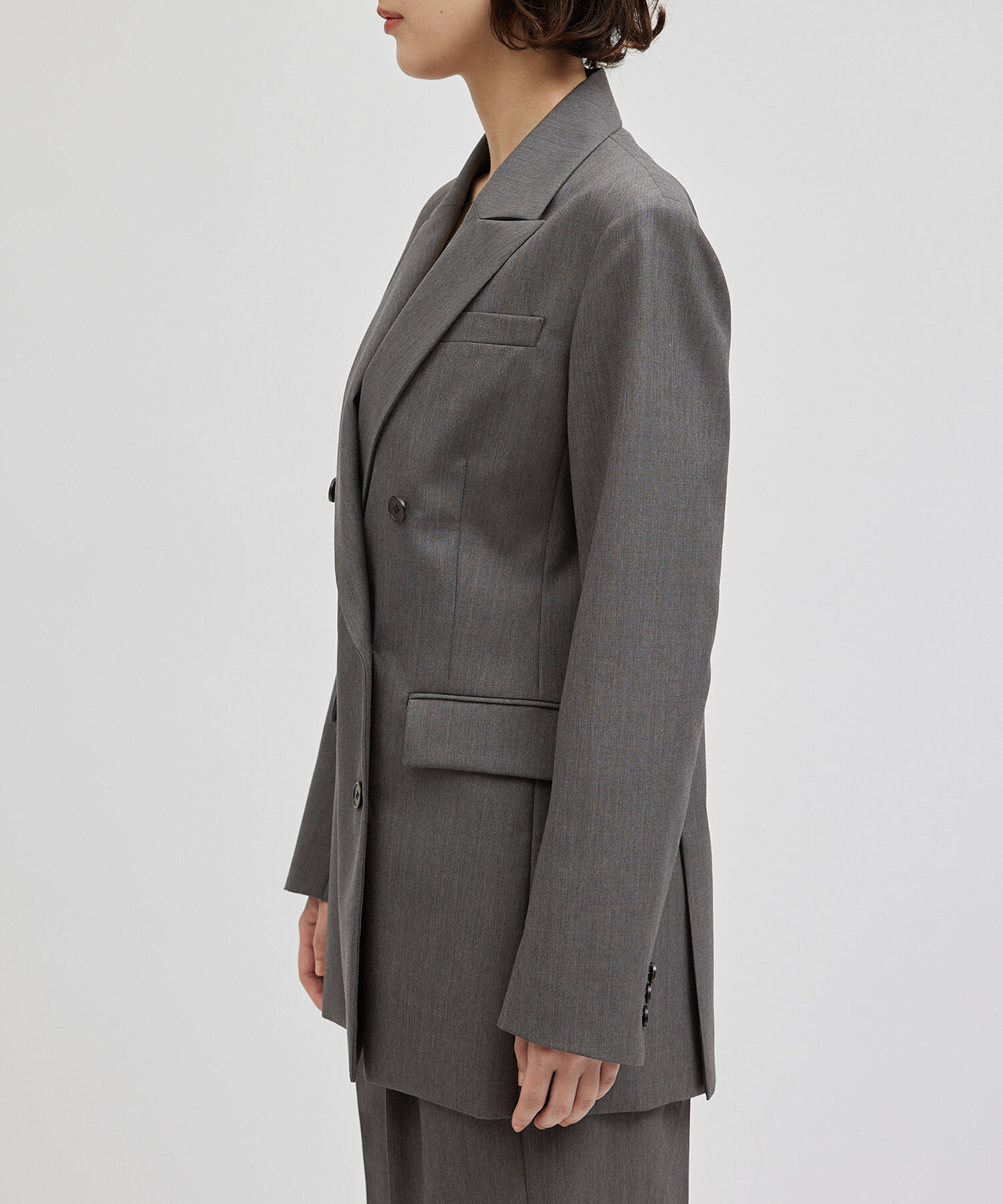 ROPE「ウールモヘヤDOUBLE JACKET/セットアップ対応」|テーラードジャケット|