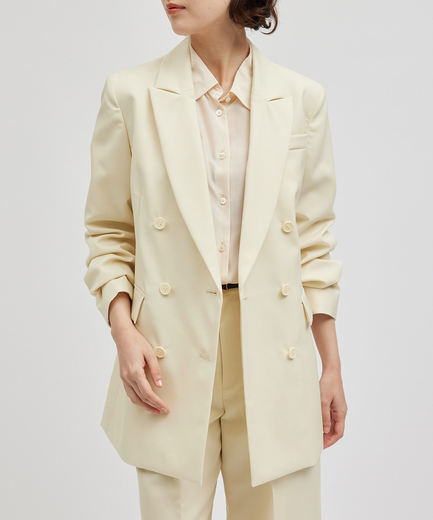 ROPE「ウールモヘヤDOUBLE JACKET/セットアップ対応」|テーラードジャケット|