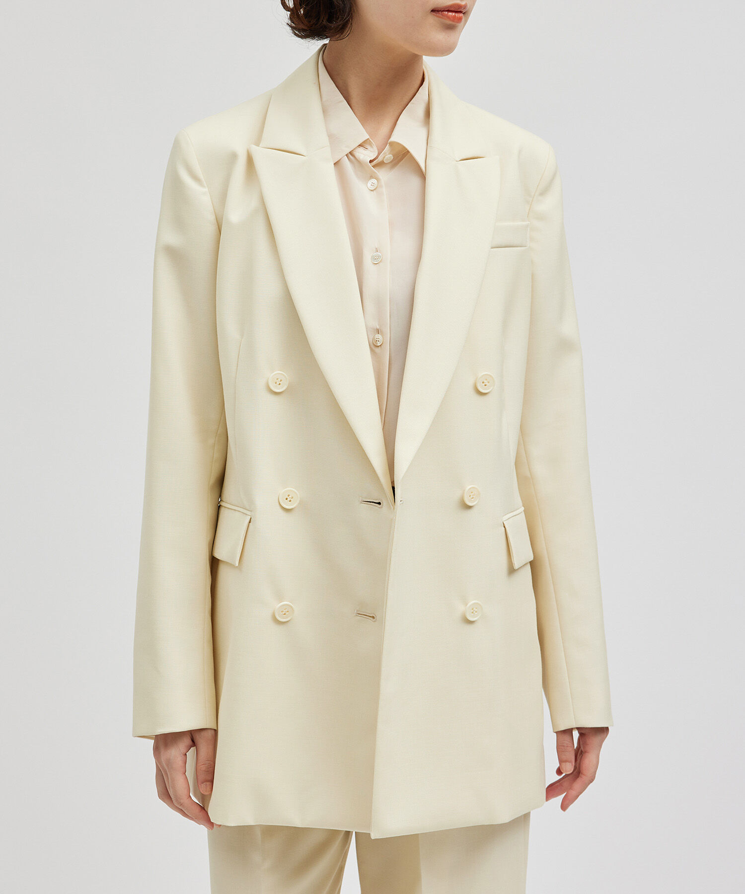 ROPE「ウールモヘヤDOUBLE JACKET/セットアップ対応」|テーラードジャケット|