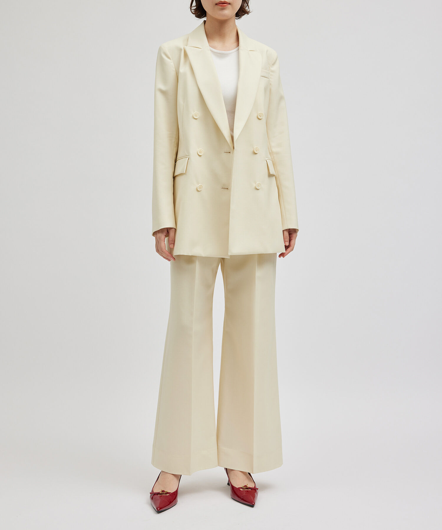 ROPE「ウールモヘヤDOUBLE JACKET/セットアップ対応」|テーラードジャケット|