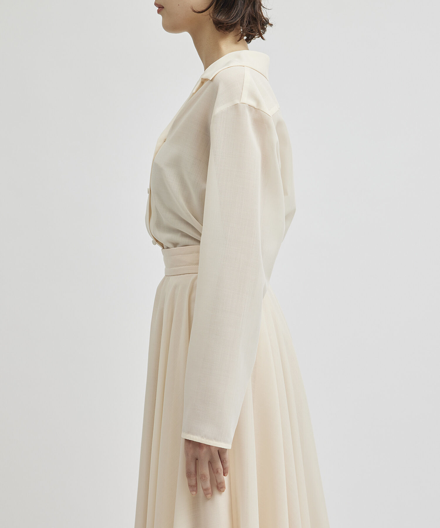 ROPE「マナードボイルシアー開襟シャツ/セットアップ対応」|シャツ・ブラウス|