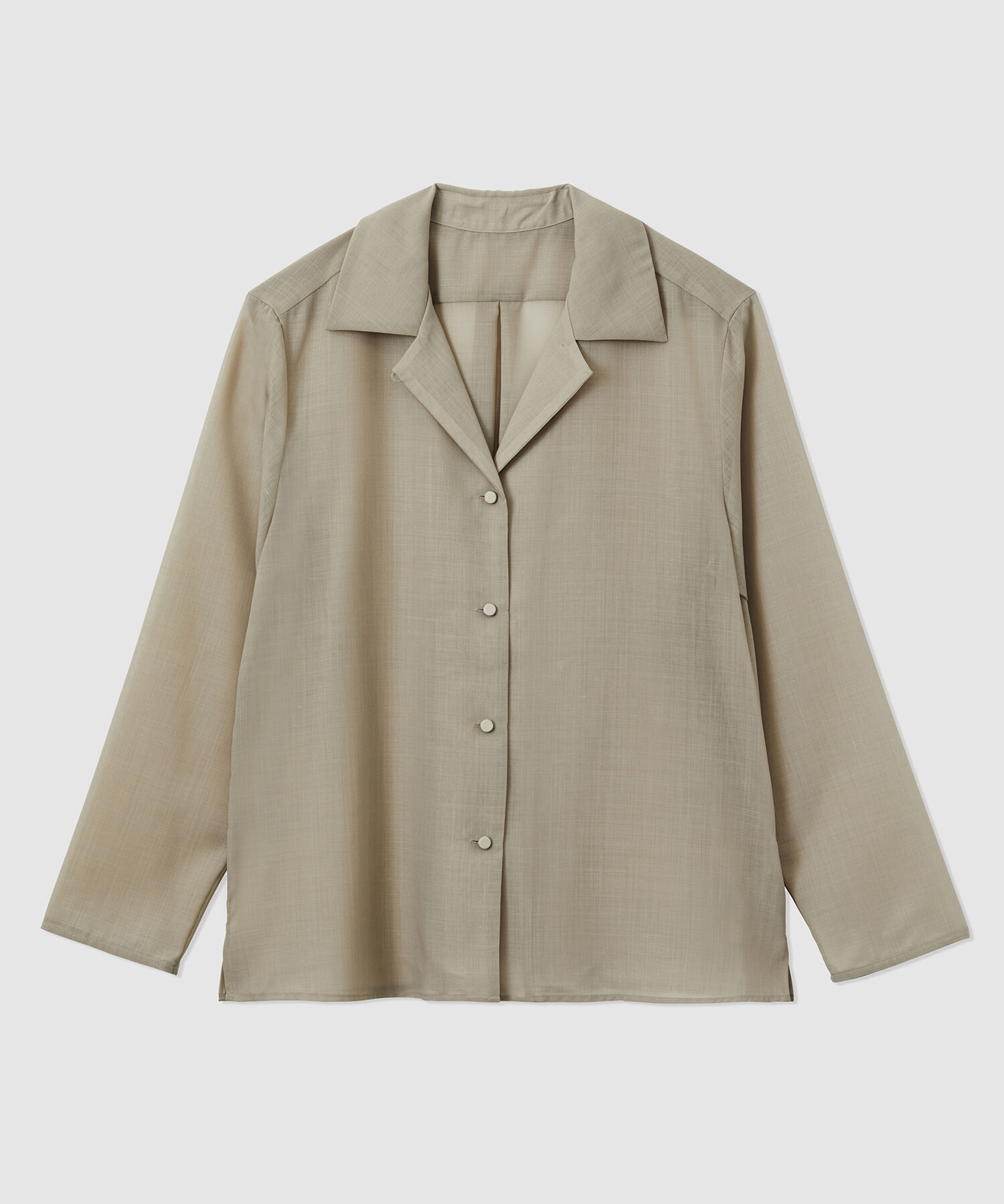 ROPE「マナードボイルシアー開襟シャツ/セットアップ対応」|シャツ・ブラウス|