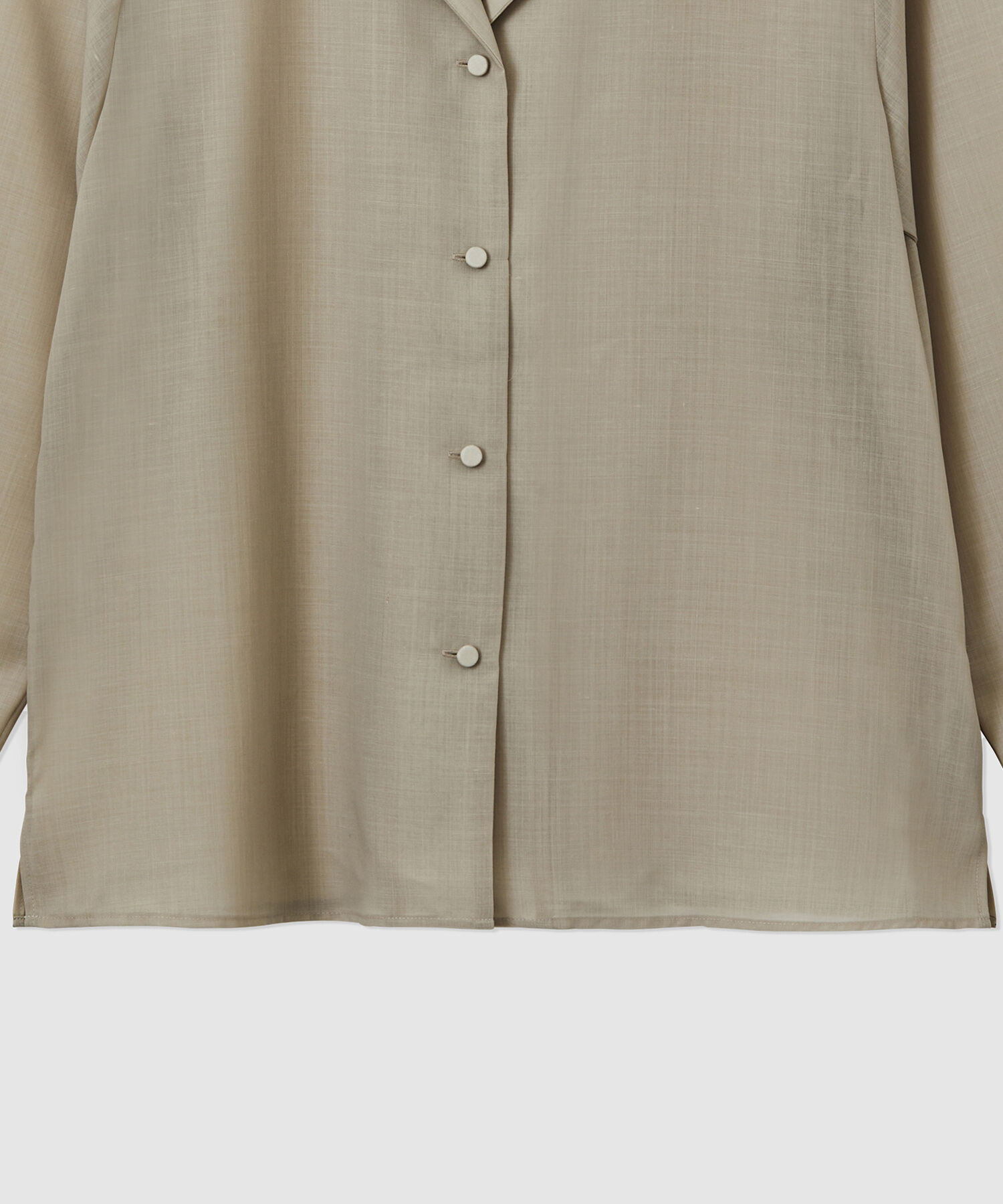 ROPE「マナードボイルシアー開襟シャツ/セットアップ対応」|シャツ・ブラウス|