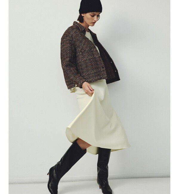 ROPE「【COOHEM】VELVET CHECK TWEED JACKET (コーヘン/ツイードジャケット)」|ブルゾン・スタジャン|