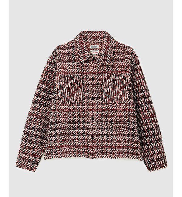 ROPE「【COOHEM】VELVET CHECK TWEED JACKET (コーヘン/ツイードジャケット)」|ブルゾン・スタジャン|