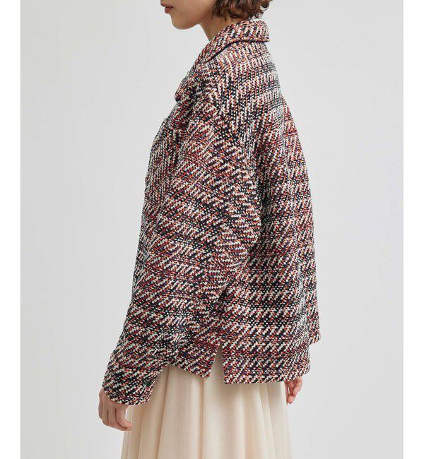 ROPE「【COOHEM】VELVET CHECK TWEED JACKET (コーヘン/ツイードジャケット)」|ブルゾン・スタジャン|