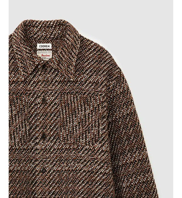 ROPE「【COOHEM】VELVET CHECK TWEED JACKET (コーヘン/ツイードジャケット)」|ブルゾン・スタジャン|