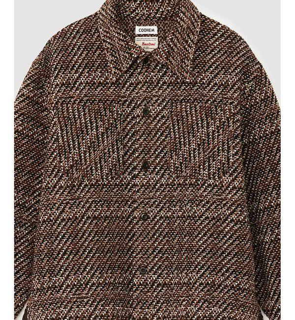 ROPE「【COOHEM】VELVET CHECK TWEED JACKET (コーヘン/ツイードジャケット)」|ブルゾン・スタジャン|