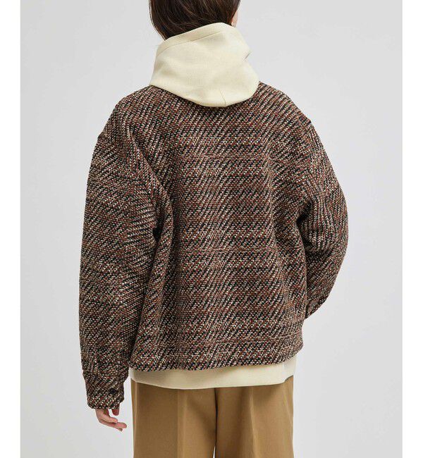 ROPE「【COOHEM】VELVET CHECK TWEED JACKET (コーヘン/ツイードジャケット)」|ブルゾン・スタジャン|
