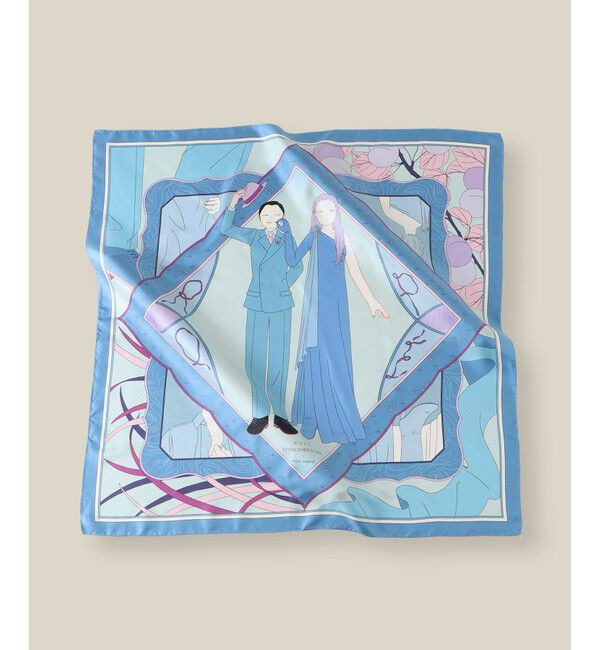 ROPE「【4 ARTIST for ROPE'】コラボ シルクスカーフ/Lサイズ」|バンダナ・スカーフ|