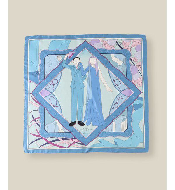 ROPE「【4 ARTIST for ROPE'】コラボ シルクスカーフ/Lサイズ」|バンダナ・スカーフ|