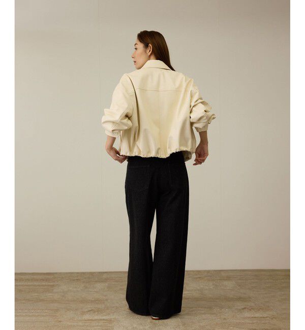 ROPE「シンセティックレザーブルゾン」|ブルゾン・スタジャン|