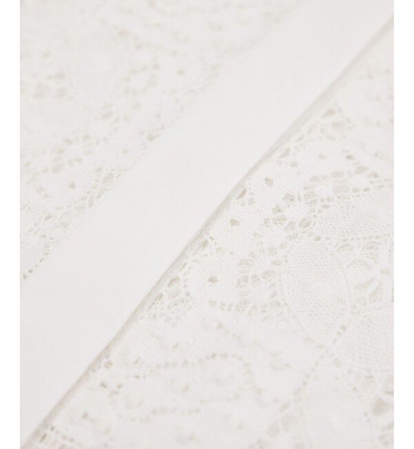 ROPE「コットンレースシャツワンピース」|ワンピース|