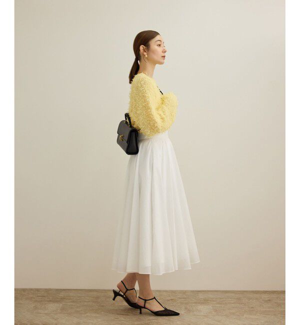 ROPE「【洗える】チュールハナモールツイードニット」|ニット・セーター|