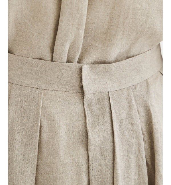 ROPE「【洗える】ヨーロピアンリネンフレアスカート/一部セットアップ対応」|スカート|